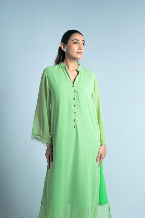 Pista Green Garden Vareli Set | Merci